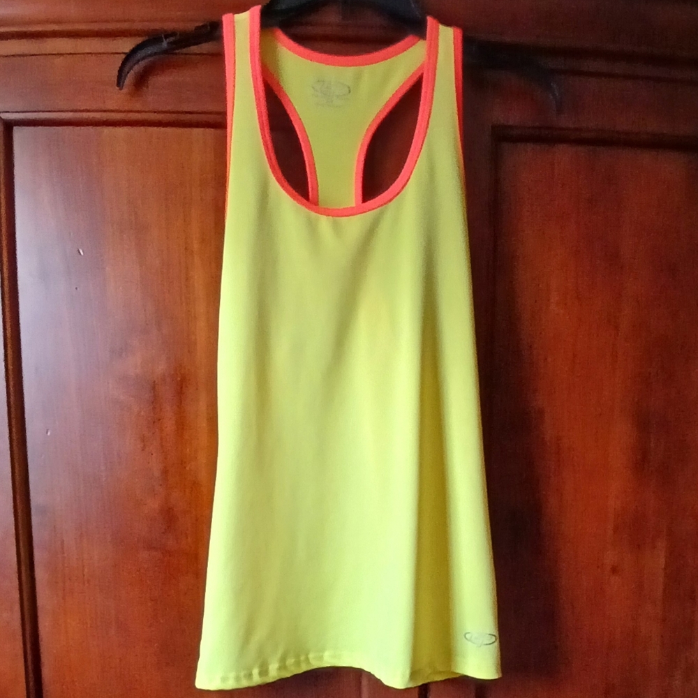 💛🧡 Neon Yellow Fitted Tank Top 🧡💛